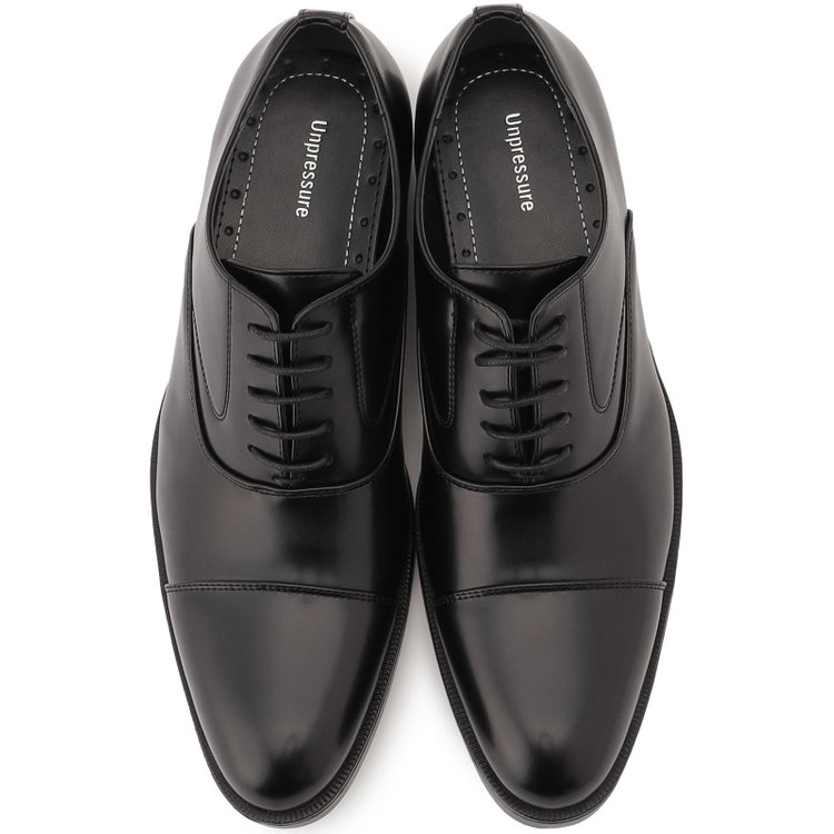 ＵＮＰＲＥＳＳＵＲＥ 【Unpressure】ストレートチップドレスシューズ/ブラック 黒