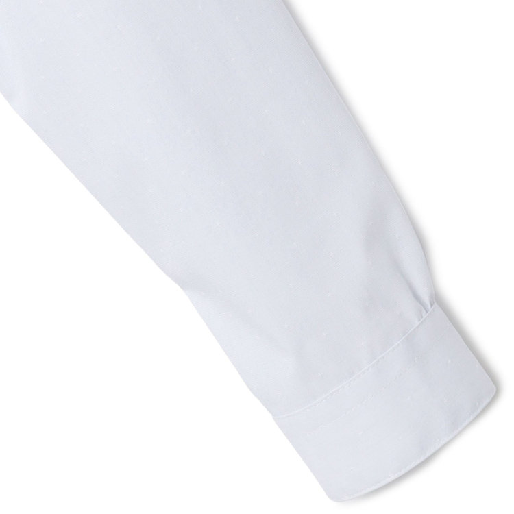 ナチュラル　ビューティー 【NATURAL BEAUTY】リボン取り外しブラウス/グレー×ドビードット グレー淡色