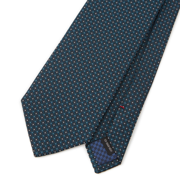 ドナートヴィンチ 【Donato Vinci Italy】シルク小紋柄ネクタイ 8.5cm幅/グリーン/MADE IN JAPAN その他