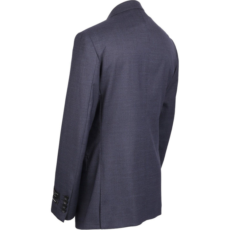 ＪＰ コンフォート 【JOHN PEARSE comfort】【秋冬】7WAY コーディネイトパンツ付き/2釦シングルスリーピーススーツ ショートタック/ネイビー×ソリッド+グレーパンツ/ULTRA MOVE/ウエストシャーリング/ウォッシャブル/ストレッチ ネイビー系(紺)