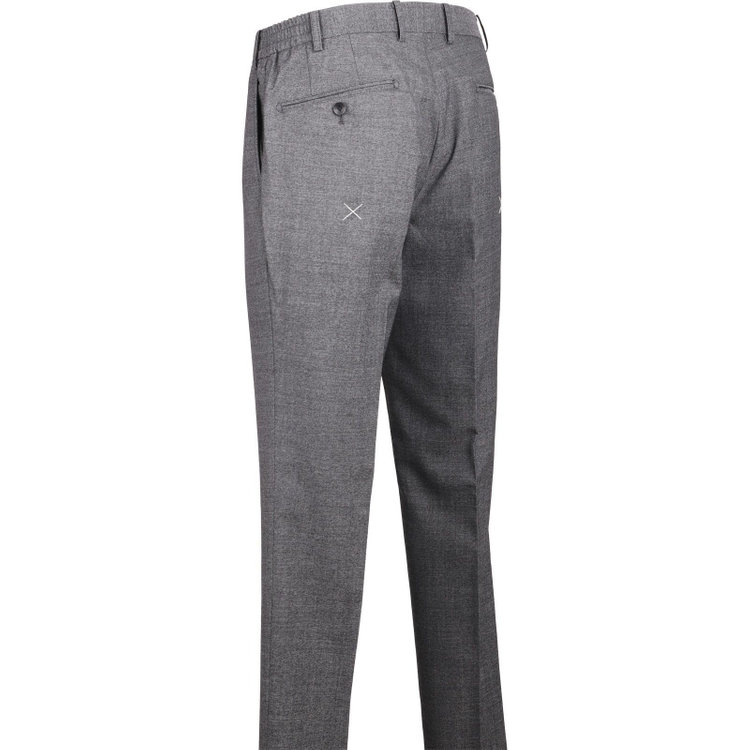 ＪＰ コンフォート 【JOHN PEARSE comfort】【秋冬】7WAY コーディネイトパンツ付き/2釦シングルスリーピーススーツ ショートタック/ネイビー×ソリッド+グレーパンツ/ULTRA MOVE/ウエストシャーリング/ウォッシャブル/ストレッチ ネイビー系(紺)