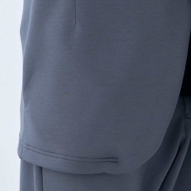 ＵＷＳ ＨＯＭＥ 【ULTRA WORK SUIT/HOME LINE】【春夏】セットアップ1釦ノーカラージャケット/ブルーグレー グレー系(灰)