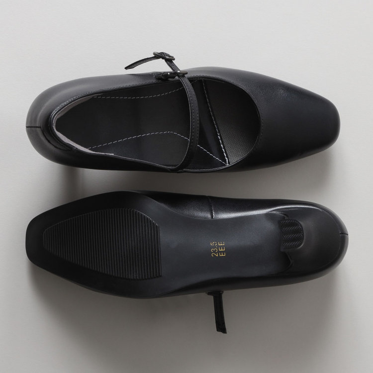 ソノタ（KONAKA用） パンプス ベルト付きプレーン/ブラック 黒