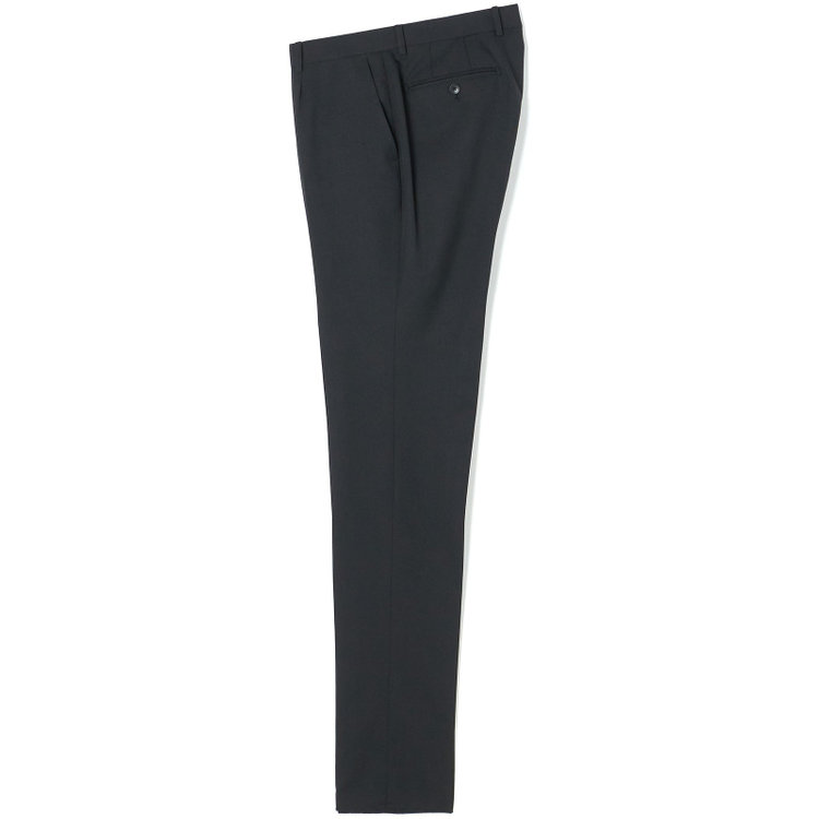 ＪＰ コンフォート 【JOHN PEARSE comfort】【年間】2釦シングルスリーピーススーツ ノータックパンツ ダブルベスト / ブラック / パンツウォッシャブル ※裾上げ必要 黒