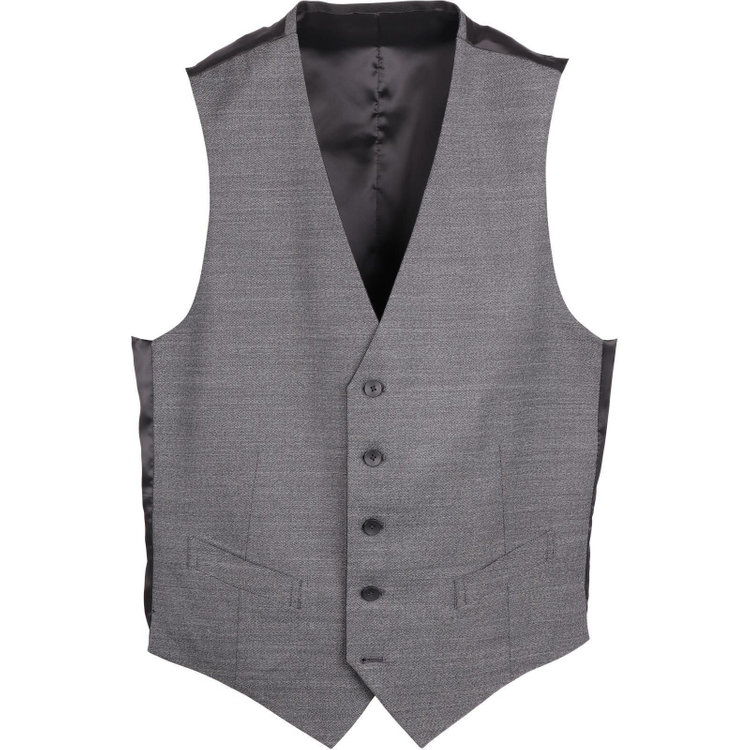 ＪＰ コンフォート 【JOHN PEARSE comfort】【秋冬】7WAY コーディネイトパンツ付き/2釦シングルスリーピーススーツ ショートタック/ブラック×ソリッド+グレーパンツ/ULTRA MOVE/ウエストシャーリング/ウォッシャブル/ストレッチ ブラック系(黒)