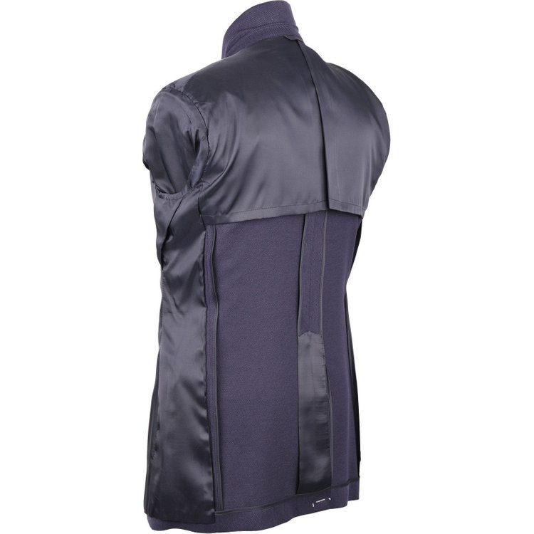 ＵＮＰＲＥＳＳＵＲＥ 【Unpressure】【秋冬】2釦シングルスーツ 0タック/ネイビー×バーズアイ/ウォッシャブルパンツ ネイビー系(紺)