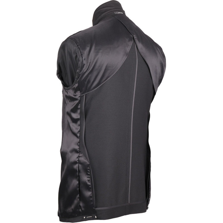 ＪＰ コンフォート 【JOHN PEARSE comfort】【秋冬】7WAY コーディネイトパンツ付き/2釦シングルスリーピーススーツ ショートタック/ブラック×ソリッド+グレーパンツ/ULTRA MOVE/ウエストシャーリング/ウォッシャブル/ストレッチ ブラック系(黒)