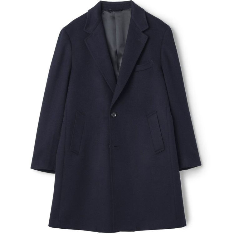 ソノタ（KONAKA用） 【THE 神 COAT】【Donato Vinci Italy UOMO】ウールチェスターコート/ネイビー/NEW ZEALAND LIMITED WOOL 紺中間