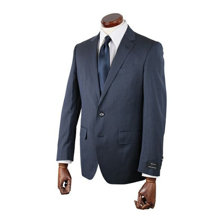 KONAKA　アウトレット 【WEB限定/OUTLET/汚れ・キズ等有】【JOHN PEARSE Black SELECT LINE】【春夏】2釦シングルスーツ/ネイビー×ストライプ/ ULTRA LIGHT SPEC ネイビー系(紺)