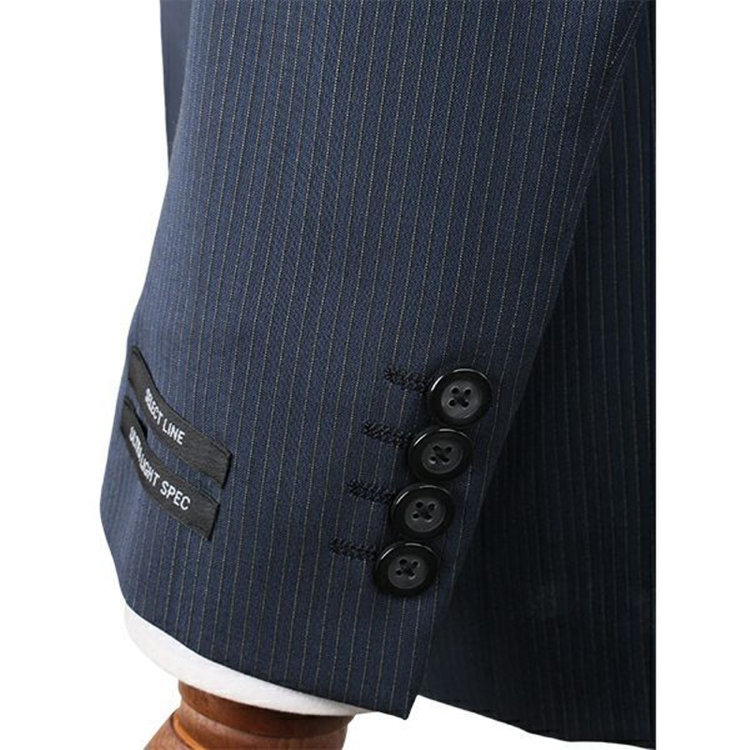 KONAKA　アウトレット 【WEB限定/OUTLET/汚れ・キズ等有】【JOHN PEARSE Black SELECT LINE】【春夏】2釦シングルスーツ/ネイビー×ストライプ/ ULTRA LIGHT SPEC ネイビー系(紺)