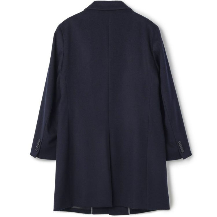 ソノタ（KONAKA用） 【THE 神 COAT】【Donato Vinci Italy UOMO】ウールチェスターコート/ネイビー/NEW ZEALAND LIMITED WOOL 紺中間