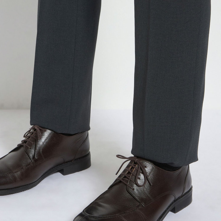 ジョンピアースブラック 【JOHN PEARSE Black SELECT LINE】【春夏】0タックパンツ/グレー/ULTRA MOVE/※裾上げ必要 グレー中間