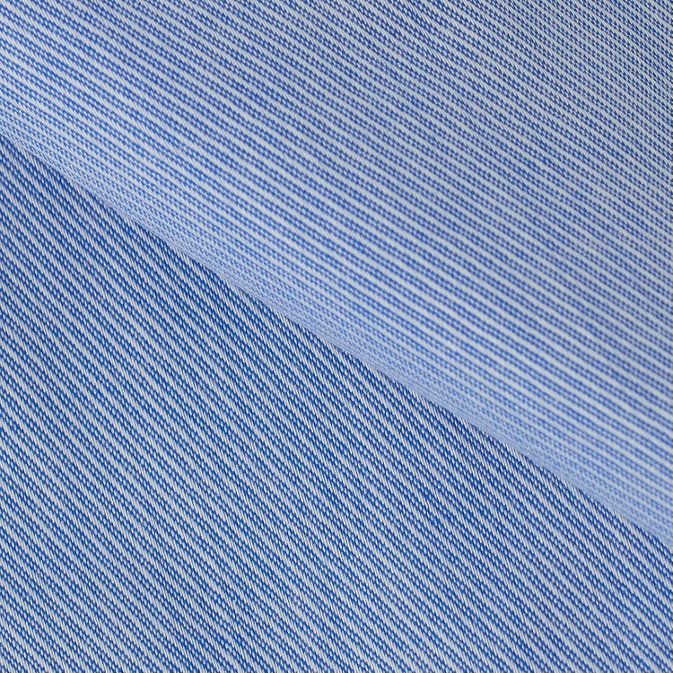 ジョンピアース 【JOHN PEARSE White】【形態安定】ボタンダウンドレスシャツ/ブルー/Oil guard 青中間