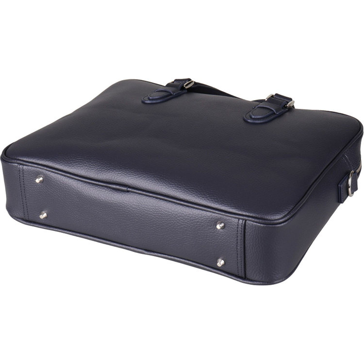 KONAKA　アウトレット 【WEB限定/OUTLET/汚れ・キズ等有】【Donato Vinci Italy】リサイクルレザーブリーフケース/ネイビー/ショルダーストラップ付き ネイビー系(紺)