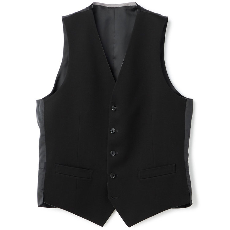 ドナートヴィンチ 【Donato Vinci Italy】【年間】リバーシブルジレ(ベスト)/ブラック＆グレー その他