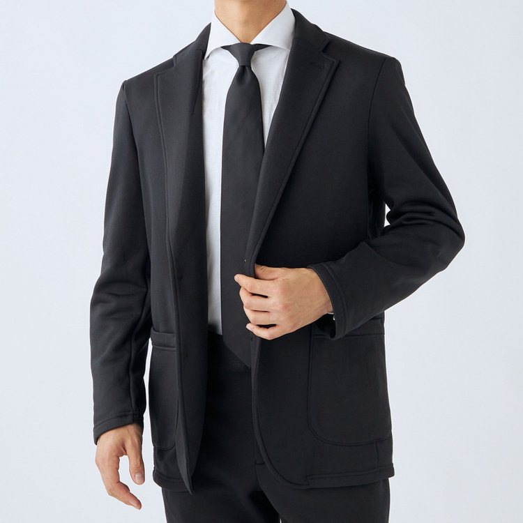 KONAKA　アウトレット 【WEB限定/OUTLET/汚れ・キズ等有】【ULTRA WORK SUIT/HOME LINE】【秋冬】セットアップ バックフリースジャケット/ブラック ブラック系(黒)