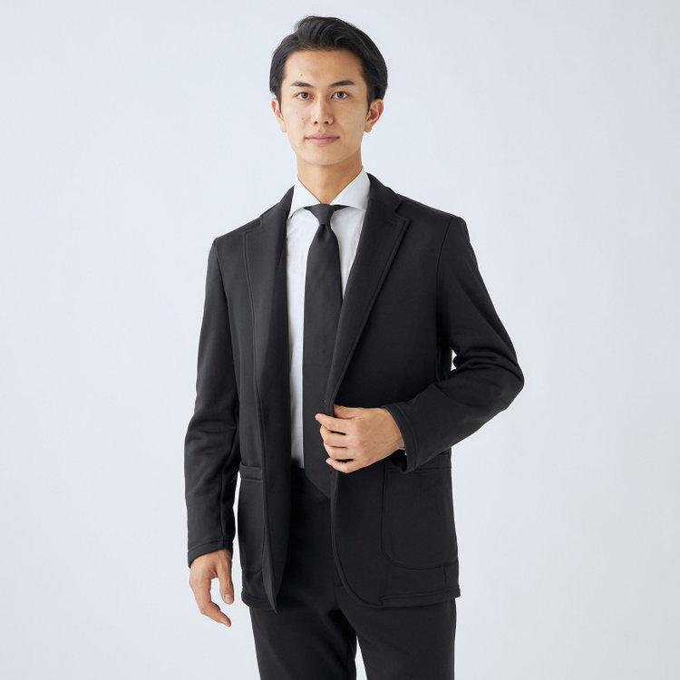 KONAKA　アウトレット 【WEB限定/OUTLET/汚れ・キズ等有】【ULTRA WORK SUIT/HOME LINE】【秋冬】セットアップ バックフリースジャケット/ブラック ブラック系(黒)