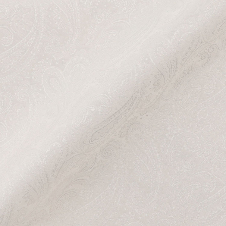 ソノタ（KONAKA用）  シルクブレンドポケットチーフ/ホワイト×ペイズリー 白