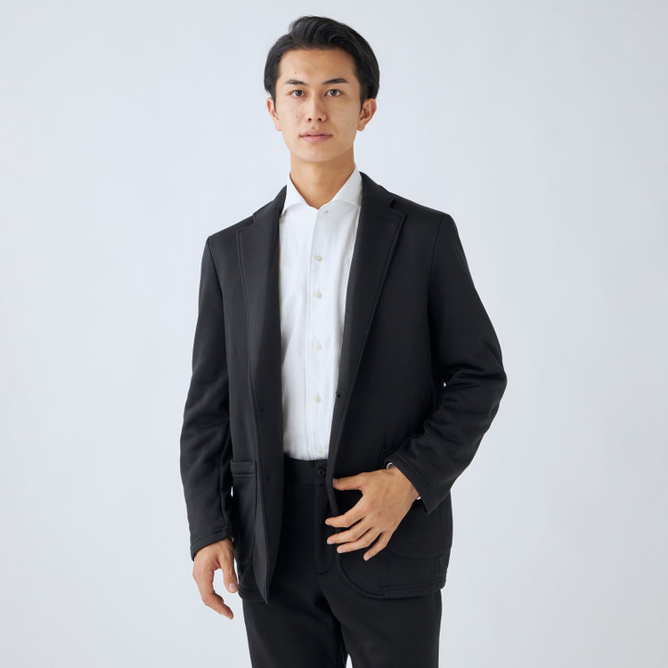 KONAKA　アウトレット 【WEB限定/OUTLET/汚れ・キズ等有】【ULTRA WORK SUIT/HOME LINE】【秋冬】セットアップ バックフリースジャケット/ブラック ブラック系(黒)