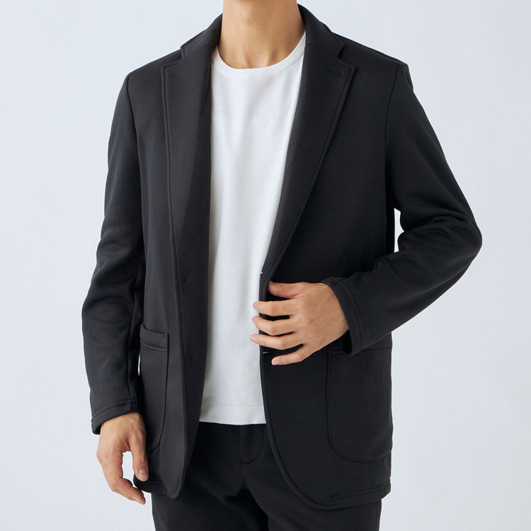 KONAKA　アウトレット 【WEB限定/OUTLET/汚れ・キズ等有】【ULTRA WORK SUIT/HOME LINE】【秋冬】セットアップ バックフリースジャケット/ブラック ブラック系(黒)