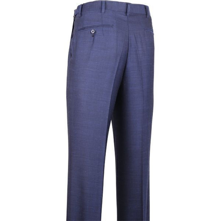 ドナートヴィンチ 【Donato Vinci Italy】【春夏】ウールリネンブレンド 1タックパンツ/ネイビー/アジャスター仕様 ネイビー系(紺)