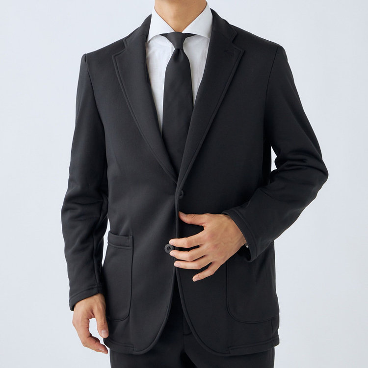 KONAKA　アウトレット 【WEB限定/OUTLET/汚れ・キズ等有】【ULTRA WORK SUIT/HOME LINE】【秋冬】セットアップ バックフリースジャケット/ブラック ブラック系(黒)