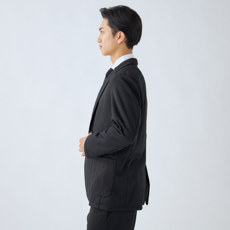 KONAKA　アウトレット 【WEB限定/OUTLET/汚れ・キズ等有】【ULTRA WORK SUIT/HOME LINE】【秋冬】セットアップ バックフリースジャケット/ブラック ブラック系(黒)