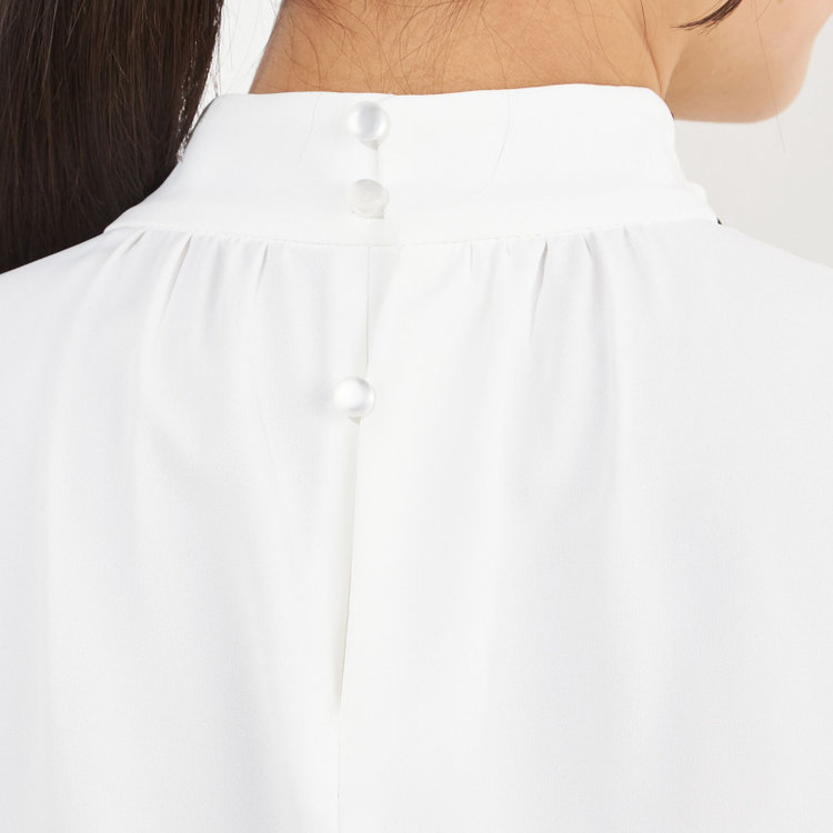 ナチュラル　ビューティー 【NATURAL BEAUTY】リボンブラウス/ホワイト 白