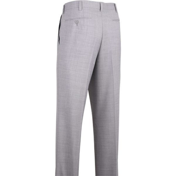 ビビアンライフ 【VIVIAN LIFE】【春夏】ウールブレンド 1タックパンツ/ライトグレー×ソリッド/ウォッシャブル グレー系(灰)