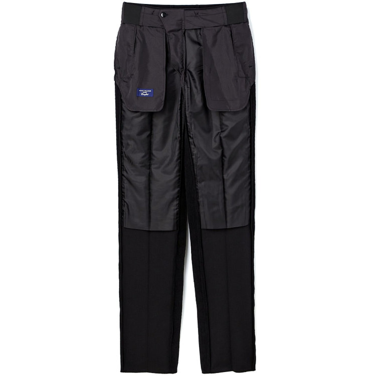 ＪＰコンフォート ネイビー 【JOHN PEARSE comfort navy】【秋冬】ワンタックパンツ/ ブラック×コーデュロイ / ウエストムーブ仕様 /ウォッシャブル ※裾上げ必要 黒