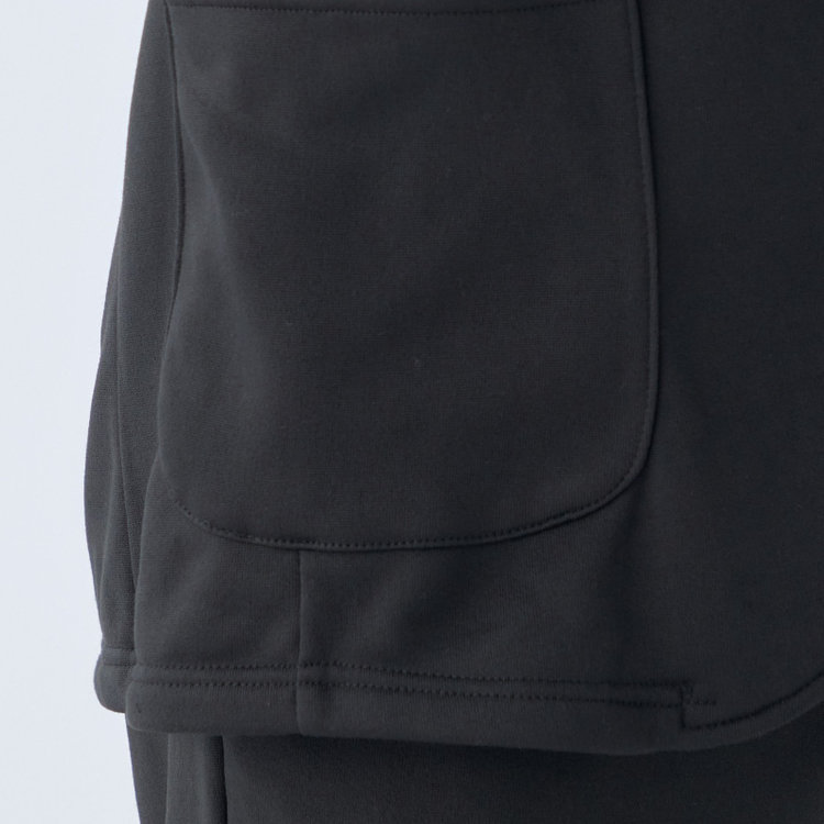 KONAKA　アウトレット 【WEB限定/OUTLET/汚れ・キズ等有】【ULTRA WORK SUIT/HOME LINE】【秋冬】セットアップ バックフリースジャケット/ブラック ブラック系(黒)