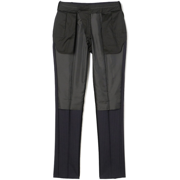ＪＰ コンフォート 【JOHN PEARSE Comfort】【秋冬】2釦シングルスーツ ショートタック/ネイビー×ジョーゼットストライプ /REAL NAVY /NEW ZEALAND WOOL/※裾上げ必要 紺中間