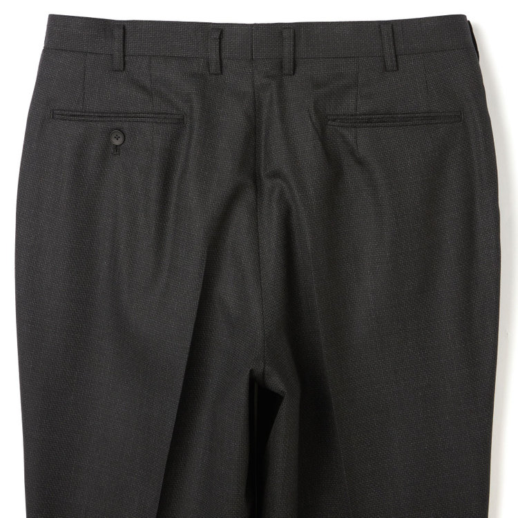 ドナートヴィンチ 【Donato Vinci Italy】【秋冬】2釦シングルスーツ 1タック/グレー/REAL GRAY COLLECTION/NEW ZEALAND LIMITED WOOL/※裾上げ必要 グレー濃色