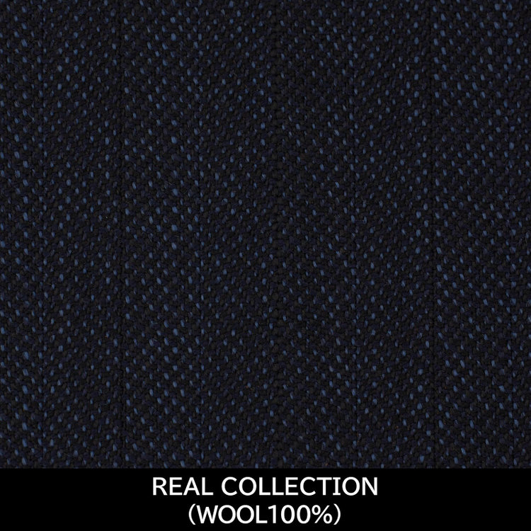 ジョンピアース 【パターンオーダー】【JOHN PEARSE WHITE 3釦】【秋冬】スーツ/REAL COLLECTION/ネイビー×ストライプ(WOOL100%) ネイビー系(紺)