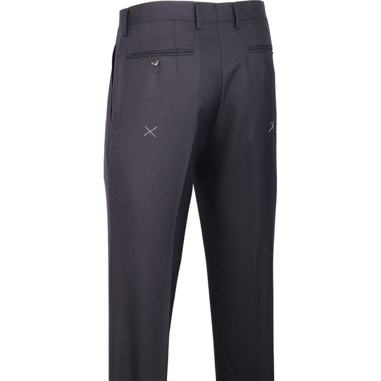 ソノタ（KONAKA用） 【年間】2釦シングルスーツ 0タック/ネイビ-×シャドーストライプ ネイビー系(紺)