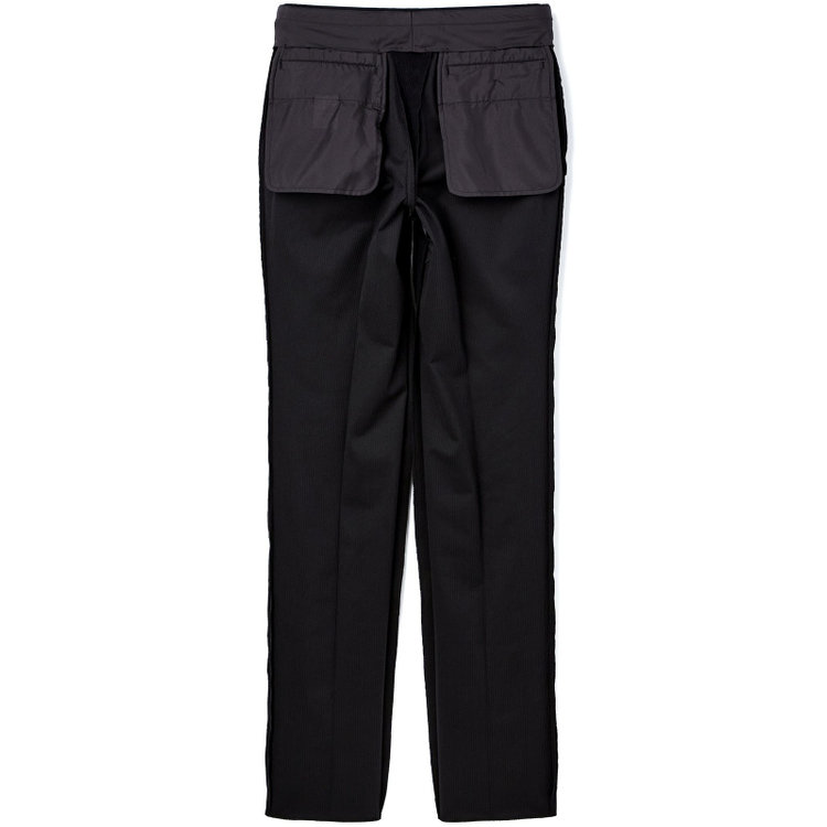 ＪＰコンフォート ネイビー 【JOHN PEARSE comfort navy】【秋冬】ワンタックパンツ/ ブラック×コーデュロイ / ウエストムーブ仕様 /ウォッシャブル ※裾上げ必要 黒