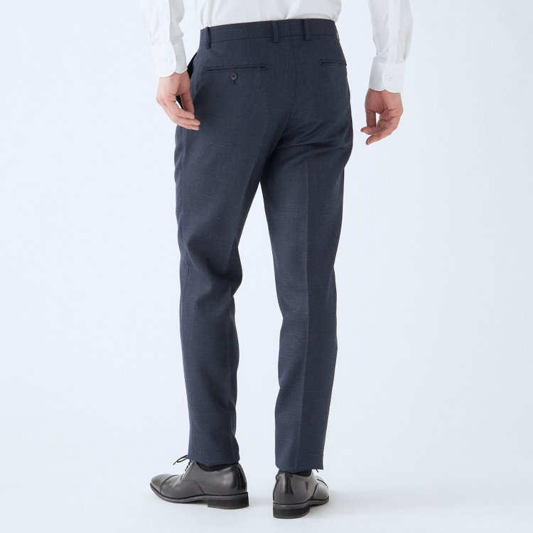 ＪＰ コンフォート 【JOHN PEARSE comfort】【春夏】2釦シングルスーツ ショートタック/ネイビー/REAL NAVY COLLECTION/NEW ZEALAND WOOLSHOWER CLEAN/SustainaBee Wool/※裾上げ必要 紺中間