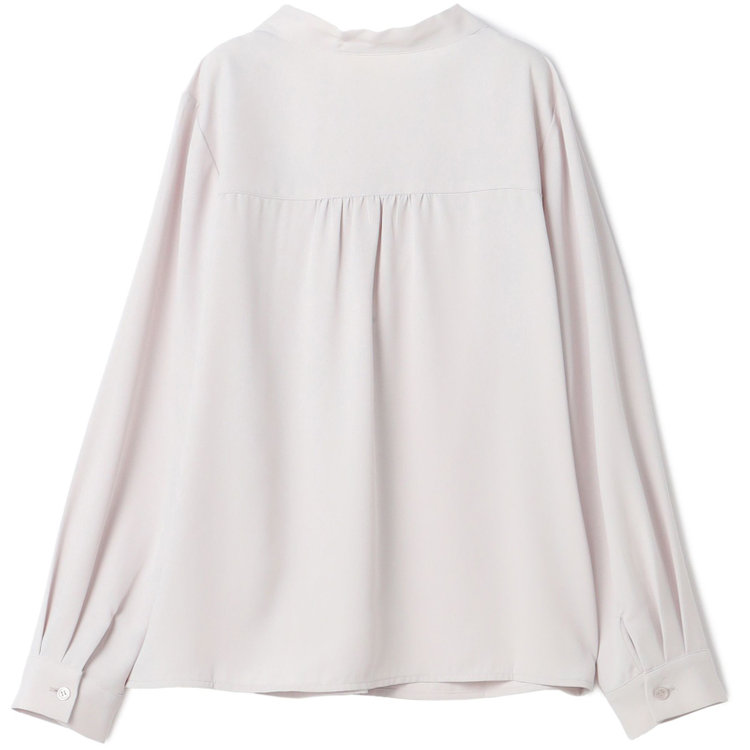 ナチュラル　ビューティー 【NATURAL BEAUTY】スリムボウタイカットソー/ライトグレー グレー淡色