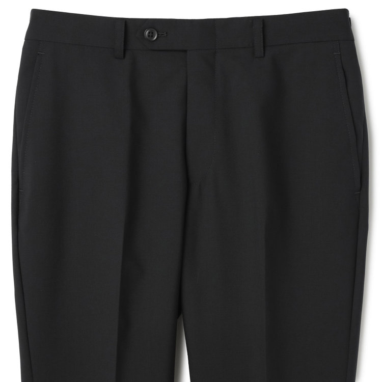 ＪＰセレクトライン 【JOHN PEARSE Black SELECT LINE】【年間】2釦シングルスーツ/ブラック×ソリッド/SHOWER CLEAN/※裾上げ必要 黒