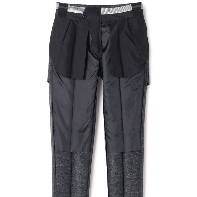 ＪＰ コンフォート 【JOHN PEARSE comfort navy】【春夏】機能性ポリエステル ショートタックパンツ/ブラック/ウエストムーブ仕様/ULTRA MOVE/※裾上げ必要 黒