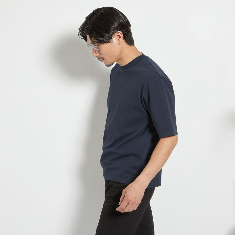 ＪＰ コンフォート 【JOHN PEARSE comfort navy】【半袖】ビズTシャツ/ネイビー 紺濃色