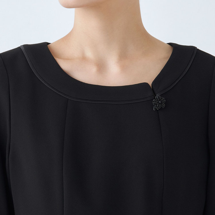 ＡＬＡＩＮ ＤＩＶＥ 【Alain Divert】【年間】ノーカラーアンサンブルレディースフォーマル 黒