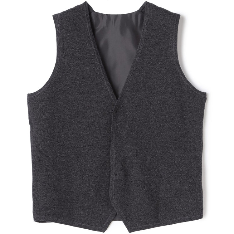 ＪＰ コンフォート 【JOHN PEARSE comfort navy】ニットジレ/グレー/ウォッシャブル グレー濃色